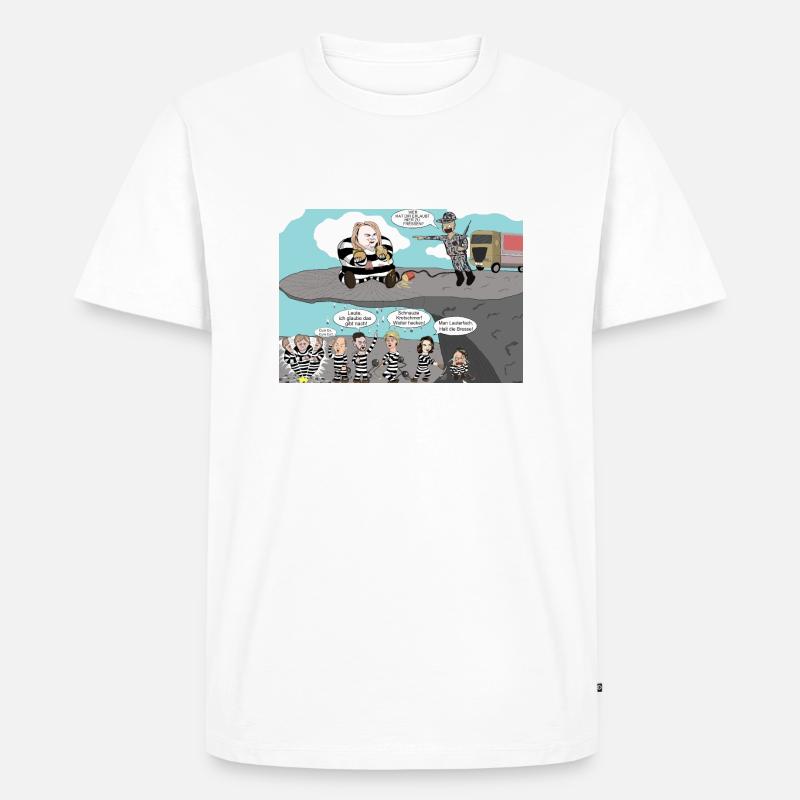 Steinbruch 3 - Männer Premium Bio T-Shirt - Weiß