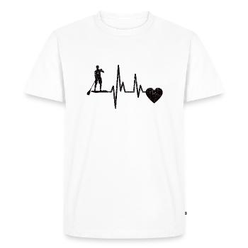 Stand Up Paddler Stand Up Paddle Surf Stand-Up Paddle - T-shirt Premium bio Homme - blanc - Devant - Nico (187cm)