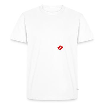 Isaac Newton - Men's Premium Organic T-Shirt - white - Front - Nico (187cm)