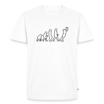 Basketball Lovers Basketball Basketball Club - T-shirt Premium bio Homme - blanc - Devant - Nico (187cm)