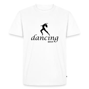 Danse Musique de danse - T-shirt Premium bio Homme - blanc - Devant - Nico (187cm)
