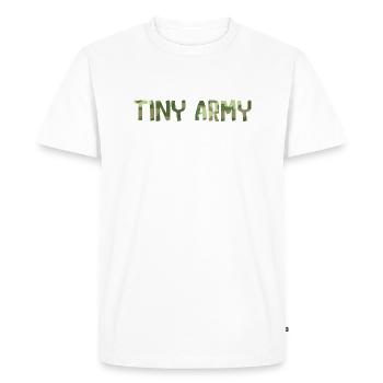Tiny Army Coordinator - Men's Premium Organic T-Shirt - white - Front - Nico (187cm)
