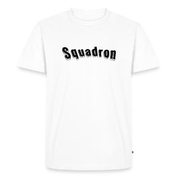 Squadron - Men's Premium Organic T-Shirt - white - Front - Nico (187cm)