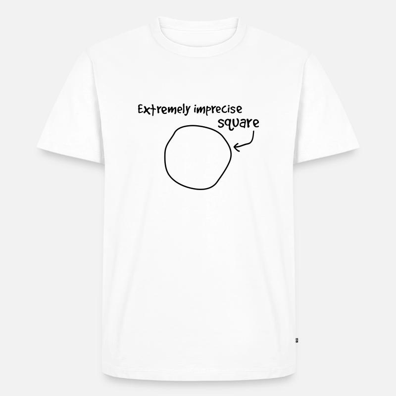 Extremly imprecise square - Männer Premium Bio T-Shirt - Weiß