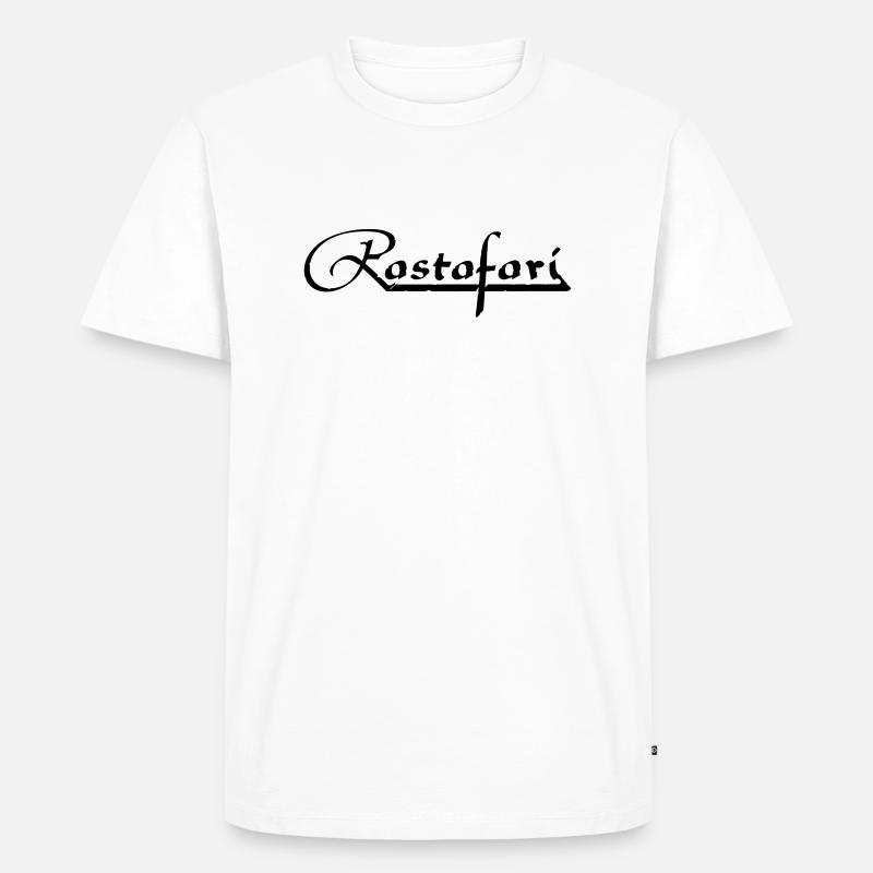 rastafari_vec_1 de - Männer Premium Bio T-Shirt - Weiß