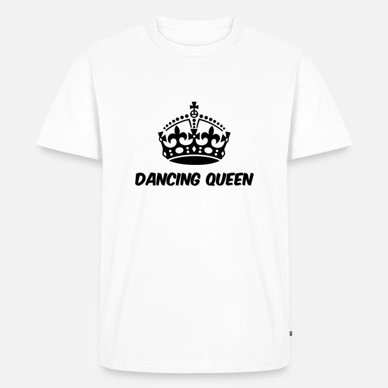 Dancing Queen - Männer Premium Bio T-Shirt - Weiß