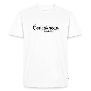 Brittany - Concarneau for ever - Men's Premium Organic T-Shirt - white - Front - Nico (187cm)