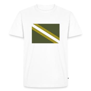 Ardenne - T-shirt Premium bio Homme - blanc - Devant - Nico (187cm)