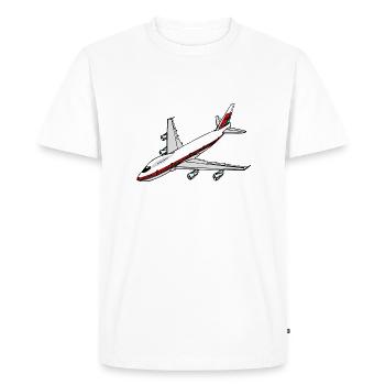Jumbo - T-shirt Premium bio Homme - blanc - Devant - Nico (187cm)