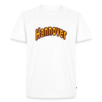 Hanovre - T-shirt Premium bio Homme - blanc - Devant - Nico (187cm)