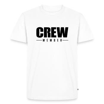 Membre d’équipage - T-shirt Premium bio Homme - blanc - Devant - Nico (187cm)