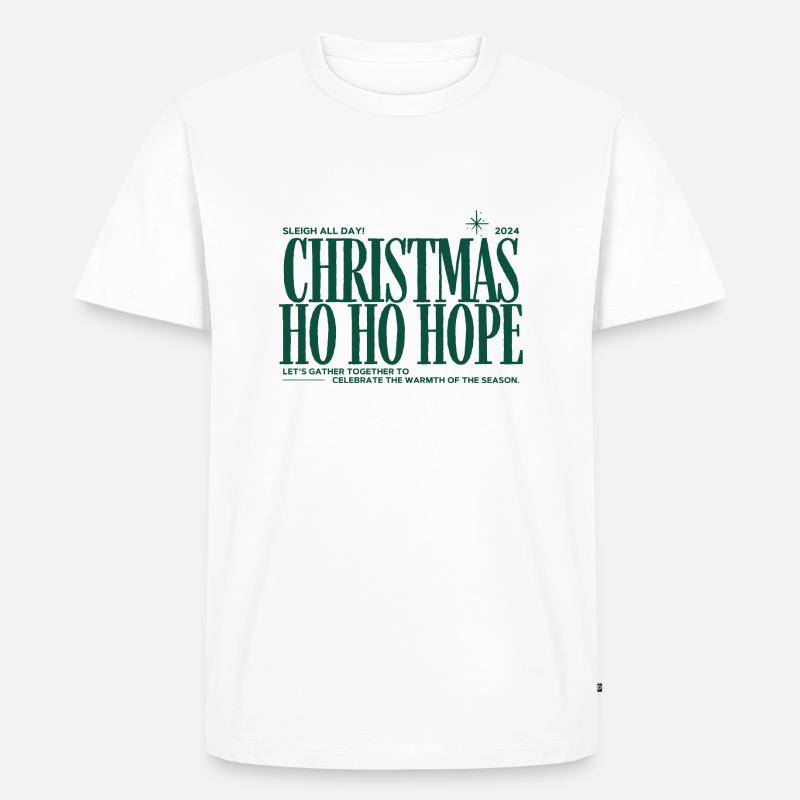 Christmas Sweater - Weihnachtspullover - Männer Premium Bio T-Shirt - Weiß