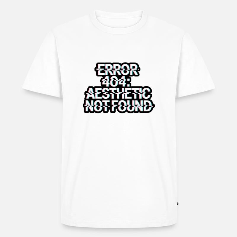 Fehler 404 - Männer Premium Bio T-Shirt - Weiß
