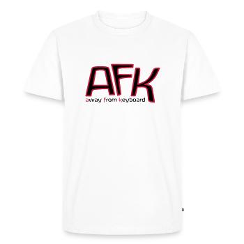afk_pc_2c - T-shirt Premium bio Homme - blanc - Devant - Nico (187cm)
