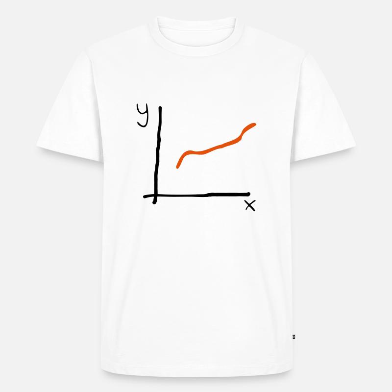 Schaubild - Männer Premium Bio T-Shirt - Weiß