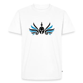 sparta_warrior_002 - T-shirt Premium bio Homme - blanc - Devant - Nico (187cm)