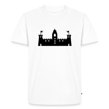 burg_2 - T-shirt Premium bio Homme - blanc - Devant - Nico (187cm)