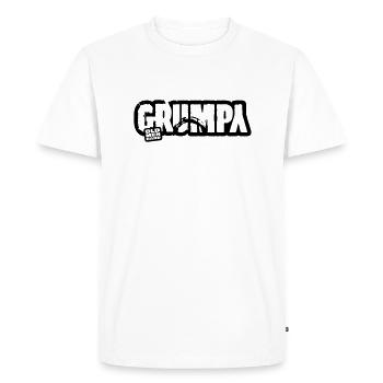 GRUMPY - T-shirt Premium bio Homme - blanc - Devant - Nico (187cm)