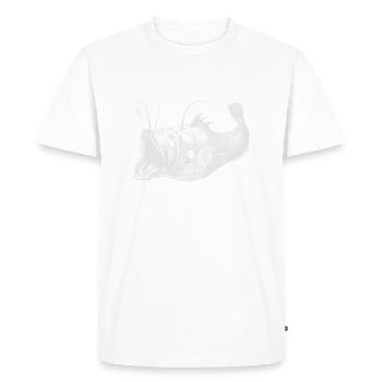 Poisson profond blanc - T-shirt Premium bio Homme - blanc - Devant - Nico (187cm)