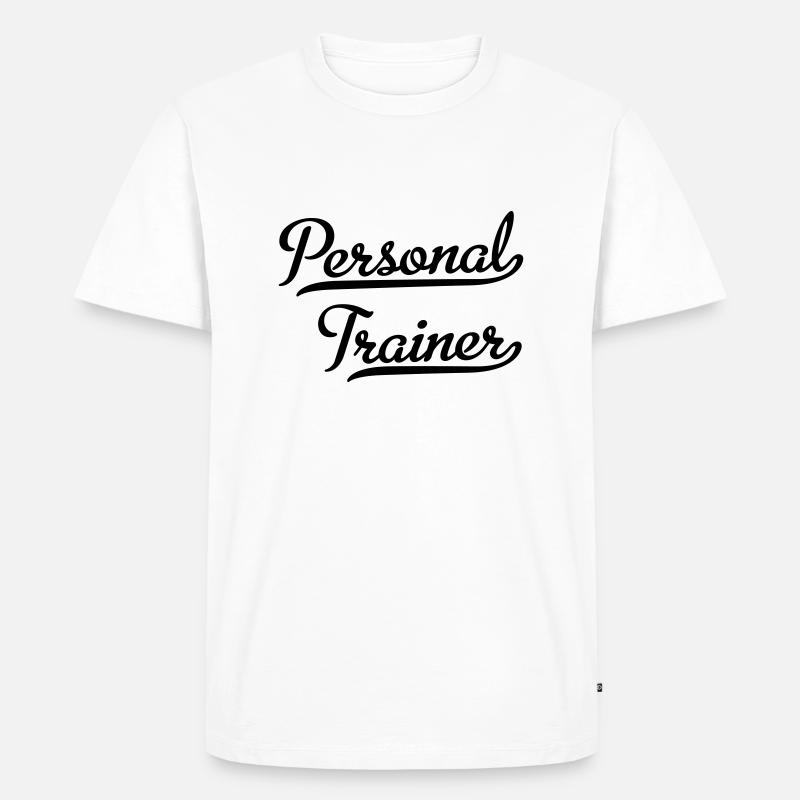 Personal Trainer - Männer Premium Bio T-Shirt - Weiß