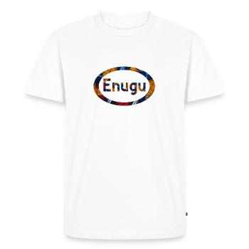 Enugu T-shirts Hoodie - Men's Premium Organic T-Shirt - white - Front - Nico (187cm)