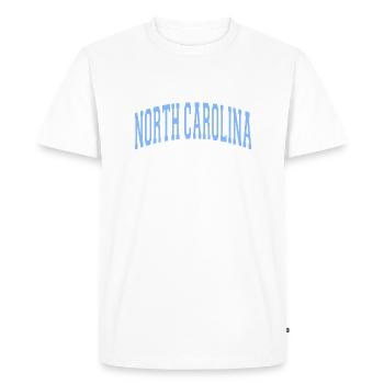 North Carolina - Men's Premium Organic T-Shirt - white - Front - Nico (187cm)