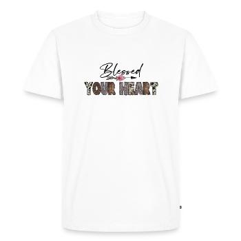 Musique country Rural Landei Country Musicien Maman - T-shirt Premium bio Homme - blanc - Devant - Nico (187cm)