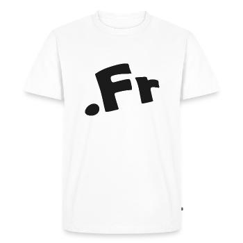 fr - T-shirt Premium bio Homme - blanc - Devant - Nico (187cm)