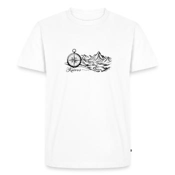20250225 010550 0000 - Men's Premium Organic T-Shirt - white - Front - Nico (187cm)