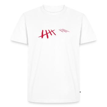 symbole - T-shirt Premium bio Homme - blanc - Devant - Nico (187cm)