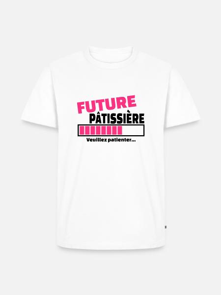 future patissiere - T-shirt Premium bio Homme - blanc