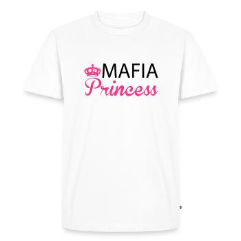 Mafia Princess - T-shirt Premium bio Homme - blanc - Devant - Nico (187cm)