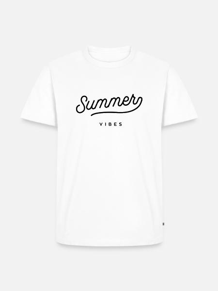 Summer Vibes - Men's Premium Organic T-Shirt - white