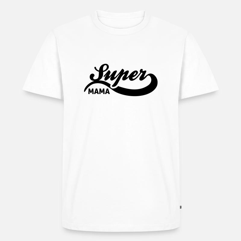 mama - Männer Premium Bio T-Shirt - Weiß