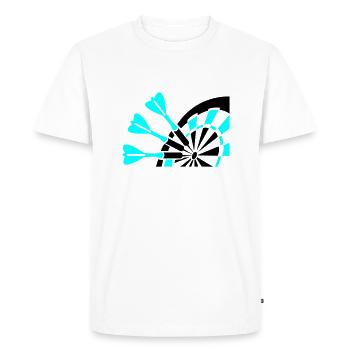 dard - T-shirt Premium bio Homme - blanc - Devant - Nico (187cm)
