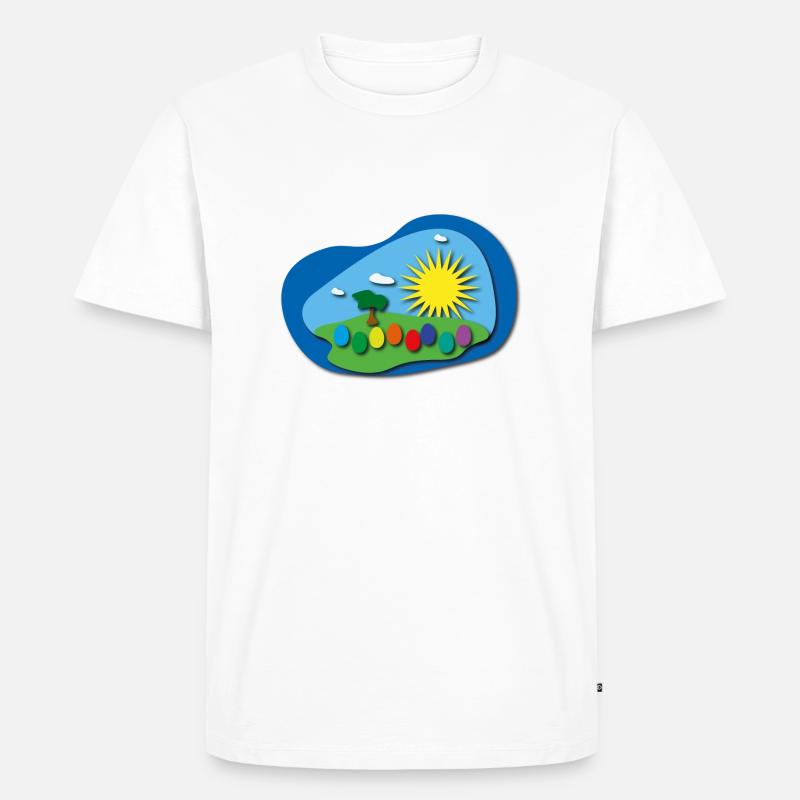 ostern 1 - Männer Premium Bio T-Shirt - Weiß