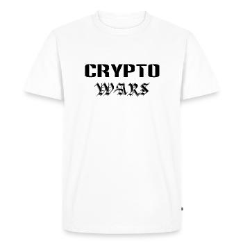 Bitcoin Trading Crypto Stocks - Men's Premium Organic T-Shirt - white - Front - Nico (187cm)