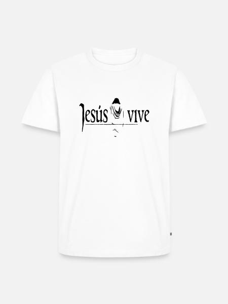 Jesus lives - Men's Premium Organic T-Shirt - white