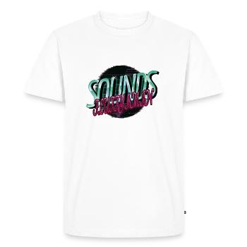 cool drôle citation purrfection chat comportement amusant - T-shirt Premium bio Homme - blanc - Devant - Nico (187cm)