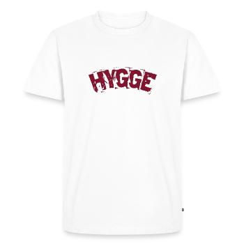 Hygge Style de vie scandinave - T-shirt Premium bio Homme - blanc - Devant - Nico (187cm)