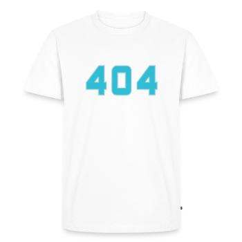 404 - Aucun équilibre vie professionnelle / vie personnelle trouvé - IT - T-shirt Premium bio Homme - blanc - Devant - Nico (187cm)