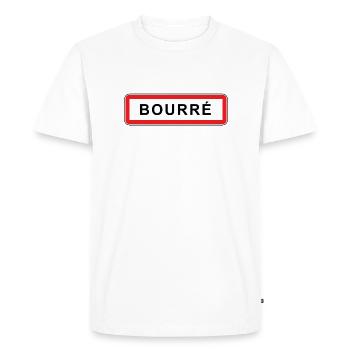 Région Centre Bourré Ville - T-shirt Premium bio Homme - blanc - Devant - Nico (187cm)