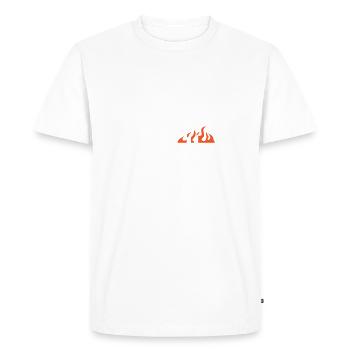 Le Grillfather - T-shirt Premium bio Homme - blanc - Devant - Nico (187cm)