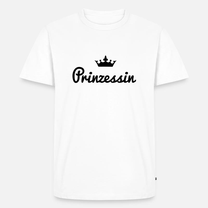 Prinzessin - Männer Premium Bio T-Shirt - Weiß
