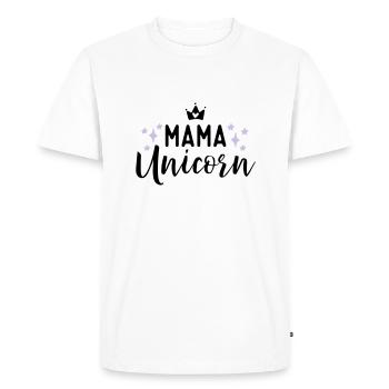 Unicorn - T-shirt Premium bio Homme - blanc - Devant - Nico (187cm)