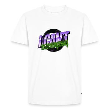 awesome happy biotech major - Men's Premium Organic T-Shirt - white - Front - Nico (187cm)