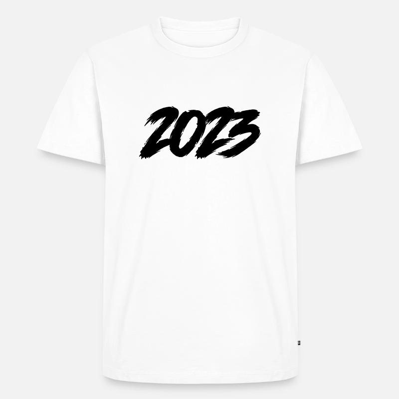2023 - Männer Premium Bio T-Shirt - Weiß