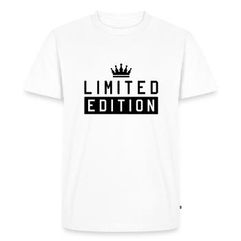 Édition limitée - T-shirt Premium bio Homme - blanc - Devant - Nico (187cm)