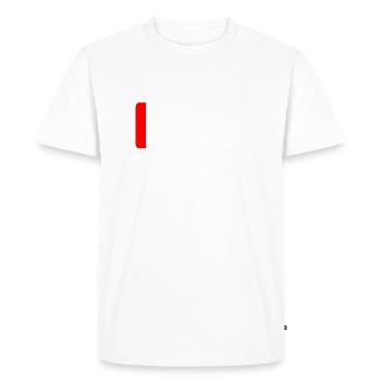 Papa - T-shirt Premium bio Homme - blanc - Devant - Nico (187cm)