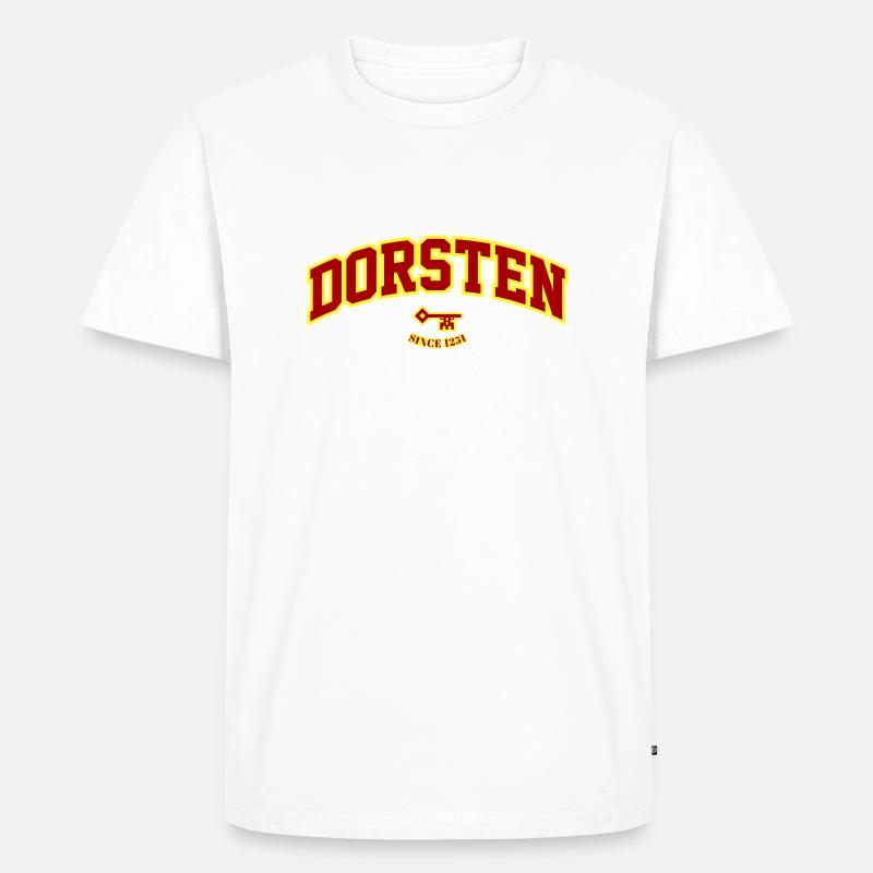 Dorsten - Männer Premium Bio T-Shirt - Weiß